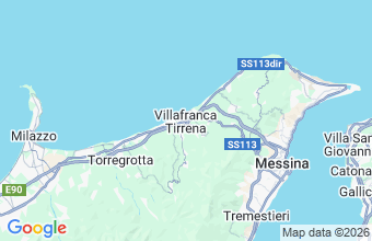 Map of Villafranca Tirrena