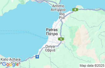 Map of Patras