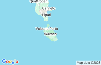 Map of Vulcano Island  Lipari