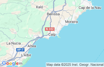 Map of Calpe