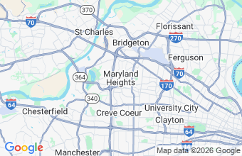 Map of Maryland Heights