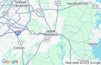Map of Upper Marlboro