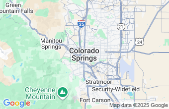 Map of Colorado Springs