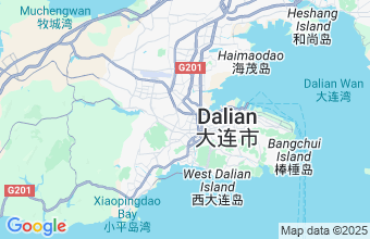 Map of Dalian
