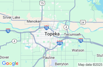 Map of Topeka