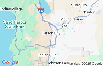 Map of Carson City