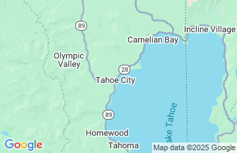 Map of Tahoe City