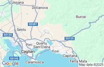 Map of Maracalagonis