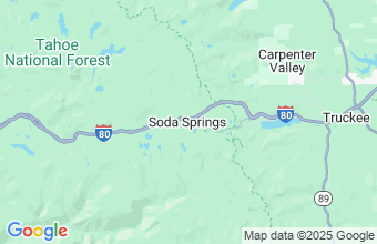 Map of Soda Springs