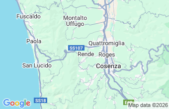 Map of Rende