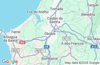 Map of Obidos