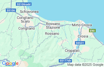 Map of Rossano