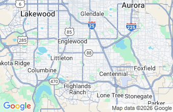 Map of Greenwood Village