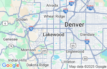 Map of Lakewood