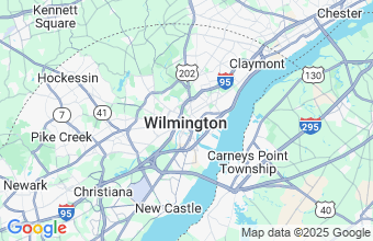 Map of Wilmington