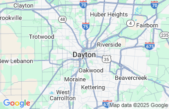Map of Dayton