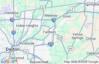 Map of Fairborn