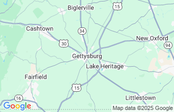 Map of Gettysburg