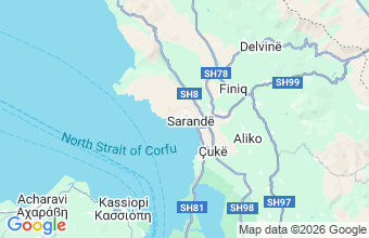 Map of Saranda