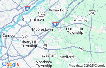 Map of Mt Laurel