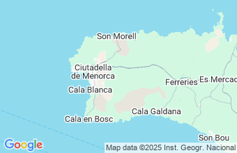 Map of Ciutadella