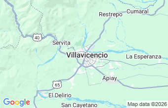 Map of Villavicencio