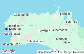 Map of Ferrerias -Menorca-