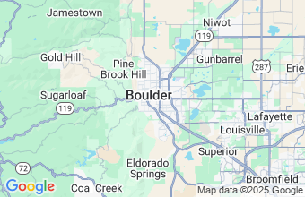 Map of Boulder