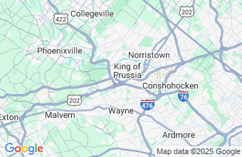 Map of King Of Prussia