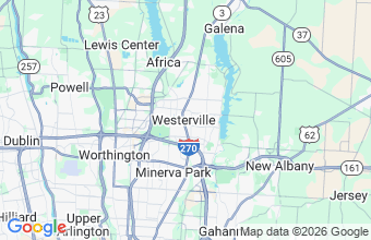 Map of Westerville