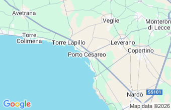 Map of Porto Cesareo