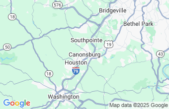Map of Canonsburg