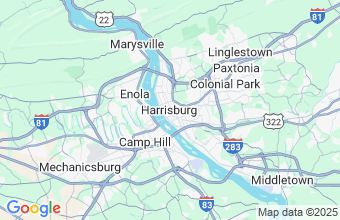 Map of Harrisburg