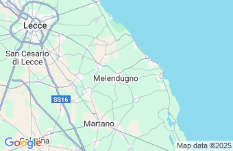 Map of Melendugno Le