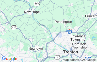 Map of Washington Crossing