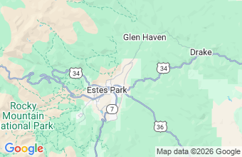 Map of Estes Park