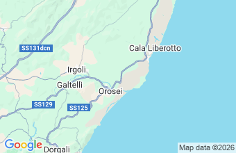 Map of Orosei