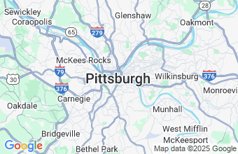 Map of Pittsburgh