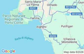 Map of Alghero