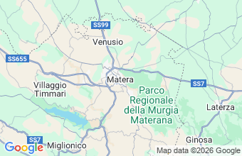 Map of Matera