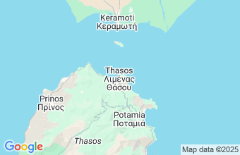 Map of Thassos