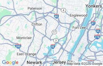 Map of East Rutherford