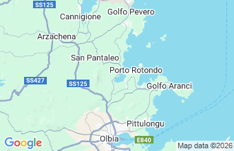 Map of Golfo Di Cugnana