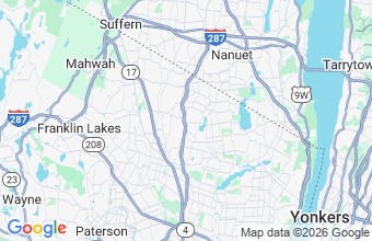 Map of Woodcliff Lake