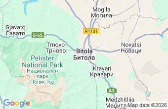 Map of Bitola