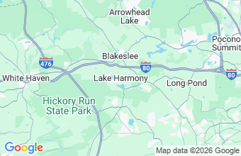 Map of Lake Harmony