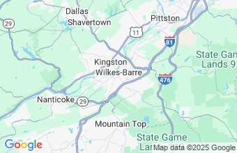 Map of Wilkes-Barre