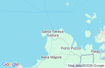 Map of Santa Teresa Di Gallura
