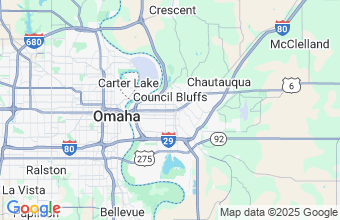 Map of Council Bluffs