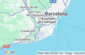 Map of Prat Llobregat